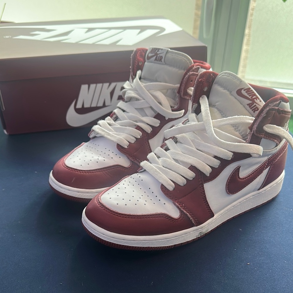 Nike Air Jordan Youth’s Red and White Sneakers